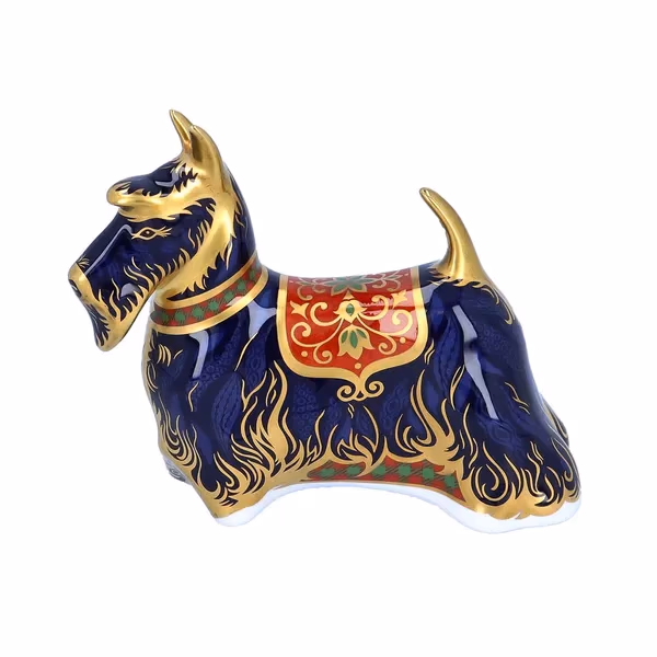 Royal Crown Derby Scottish Terrier Paperweight