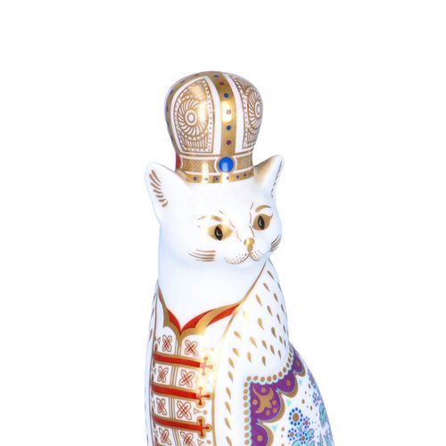 Royal Crown Derby Royal Cats Russian Cat image-3