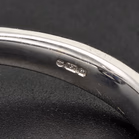 18ct White Gold Oval Sapphire & Diamond Halo Ring