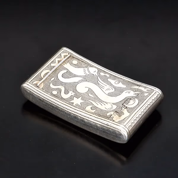 Rare and Unusual George III Silver Snuff Box