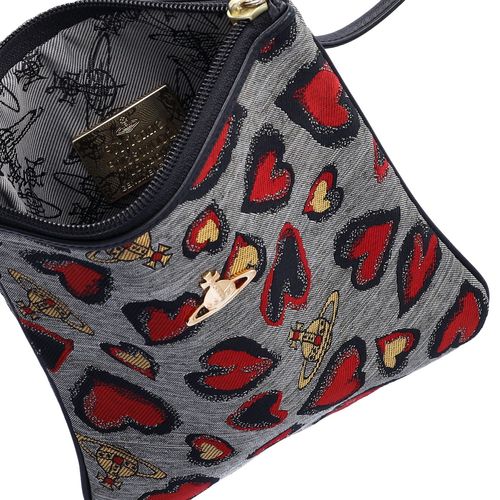 Rare Vivienne Westwood Hearts Crossbody Bag image-4