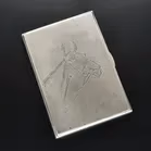 Silver Engine Turned Case