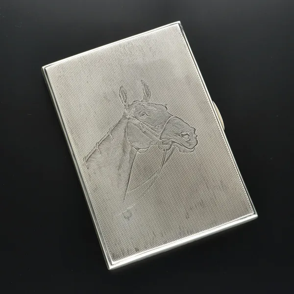 Silver Engine Turned Case