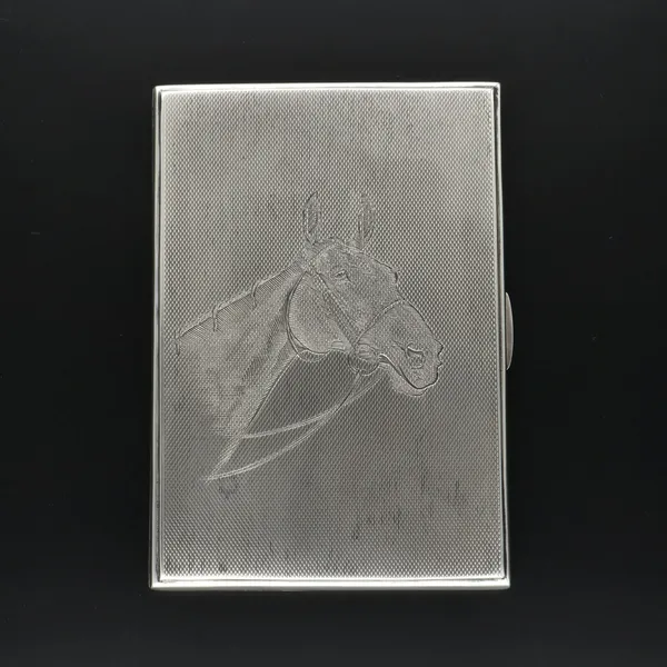 Silver Engine Turned Case