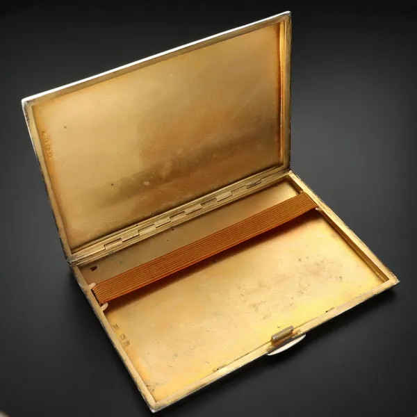 Silver Engine Turned Case