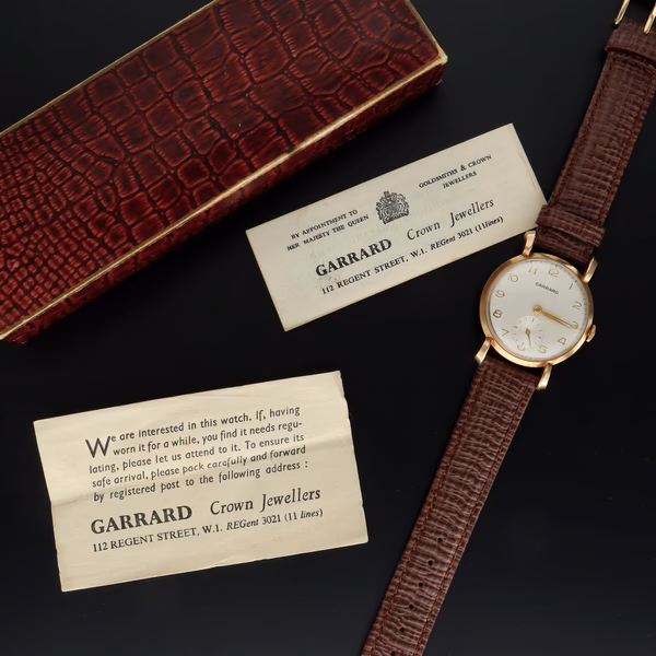9ct Gold Garrard Manual Watch
