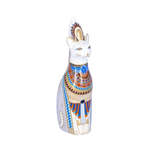 Royal Crown Derby Royal Cats Egyptian Cat image-1