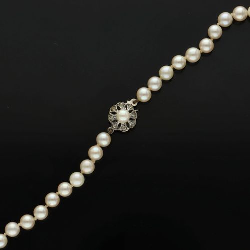 Silver Clasp Re-Strung Cultured Pearls image-5