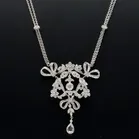 18ct White Gold Diamond Necklace