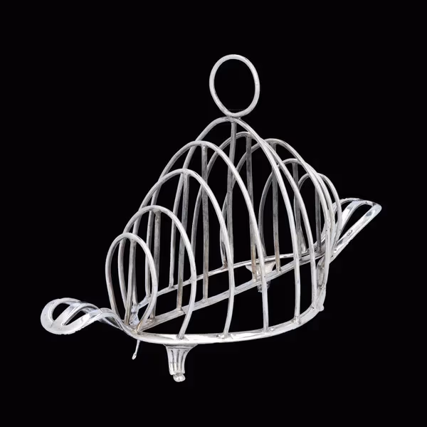 George III Silver Toast Rack