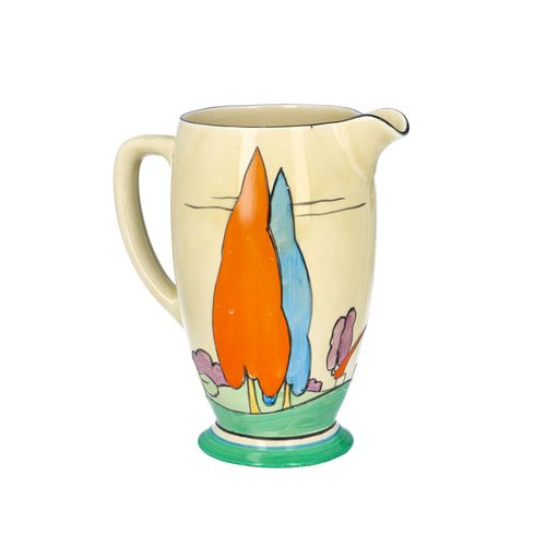 Clarice Cliff Poplar Coronet Jug image-1