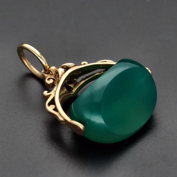 9ct Gold Fob Spinner