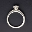 Tiffany & Co. Platinum Solitaire Diamond Ring