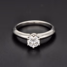 Tiffany & Co. Platinum Solitaire Diamond Ring