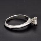 Tiffany & Co. Platinum Solitaire Diamond Ring