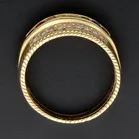 18ct Yellow Gold Diamond & Coloured Stone Ring
