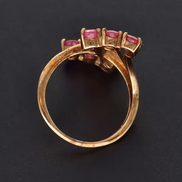 Gold Ruby Dress Ring