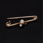 Diamond and Pearl Brooch