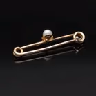 Diamond and Pearl Brooch