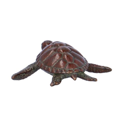 Early 20th Century Japanese Bronze Turtle image-4