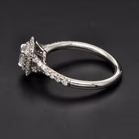 Tiffany & Co Platinum Soleste Double Halo Ring