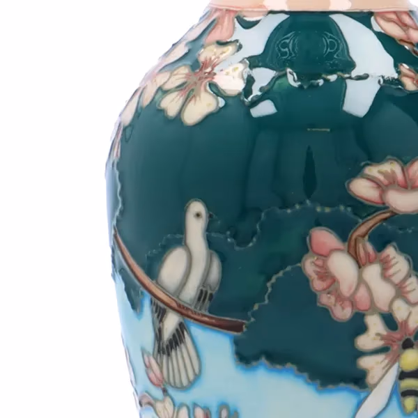 Moorcroft Cuckoos Song Vase