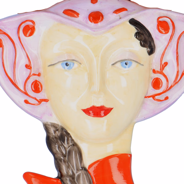 Rare Clarice Cliff “Dutch Girl” Wall Mask