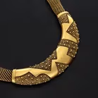 Vintage Monet Collar and Earrings Set