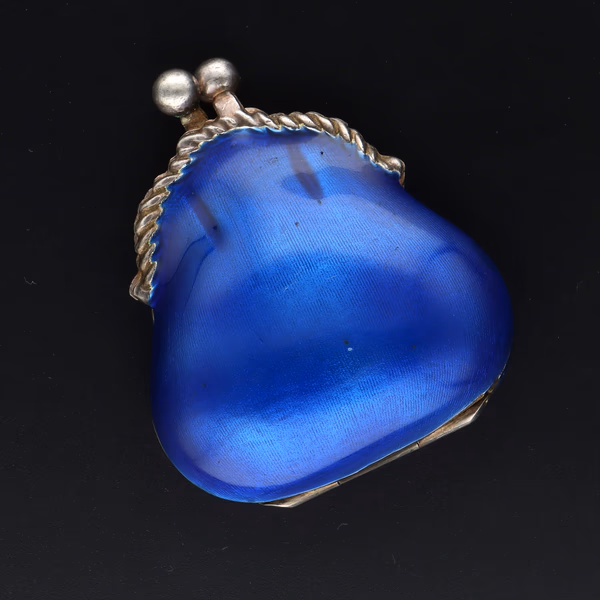 Continental Enamel Coin Purse