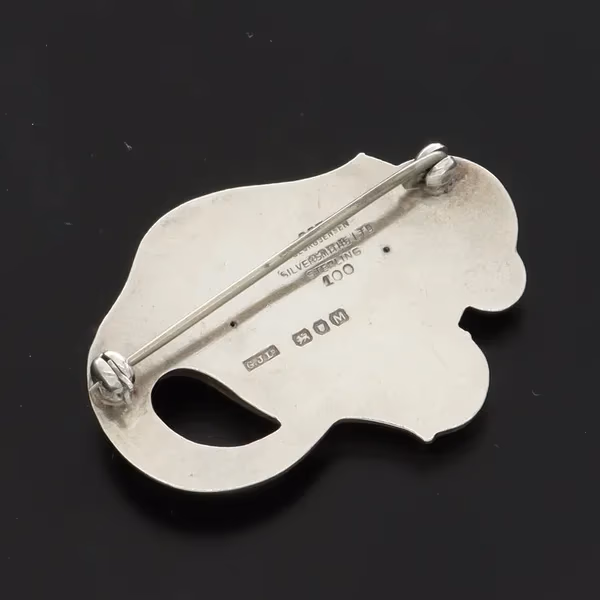 Georg Jensen Silver Tulip Brooch