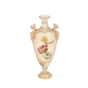 Early 20th Century Royal Worcester Miniature Vase