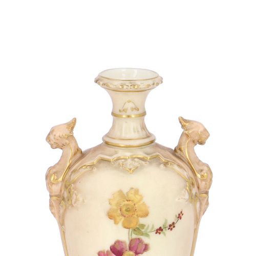 Early 20th Century Royal Worcester Miniature Vase image-3
