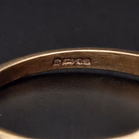 Retro 9ct Gold Multi Sapphire Ring