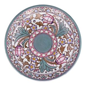 Charlotte Rhead Wind Tossed Tulips Charger