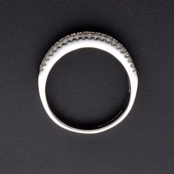 18ct White Gold Multi Coloured Sapphire and Diamond Ring