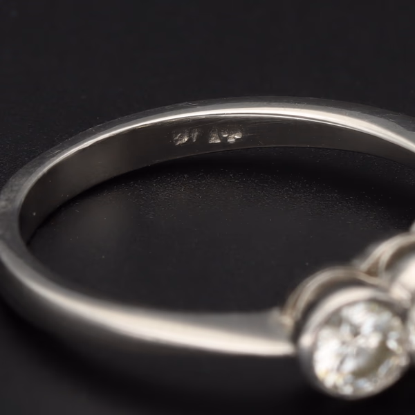 Platinum 5-Stone Diamond Ring