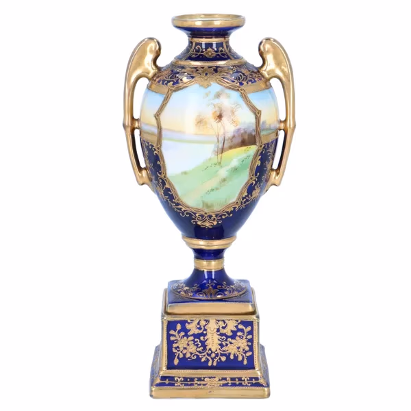 Antique Noritake Pedestal Vase