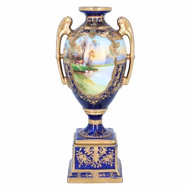 Antique Noritake Pedestal Vase