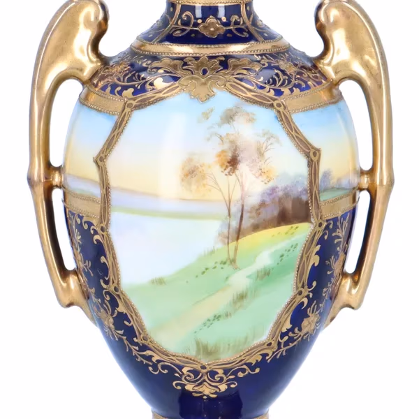 Antique Noritake Pedestal Vase