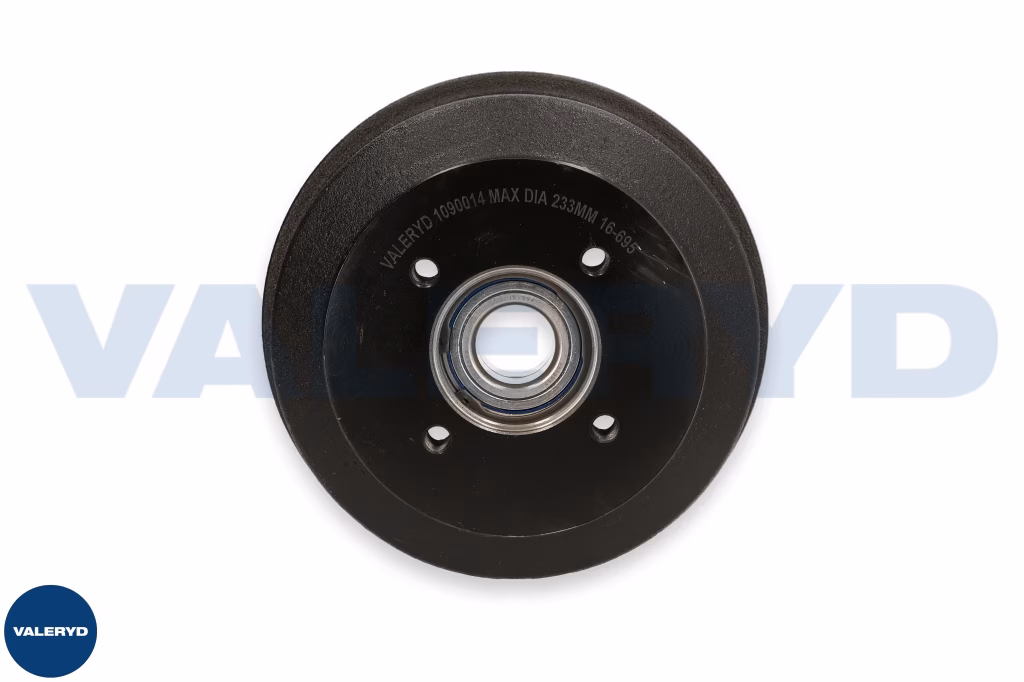 Brake drum 200x50 4x100 fits BPW S20057 Compact wheel bearing — Valeryd EN