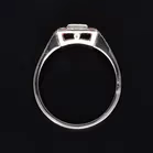 Platinum Ruby & Diamond Ring