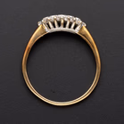 9ct Gold Emerald & Diamond Ring