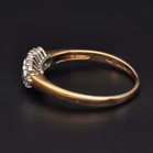 9ct Gold Emerald & Diamond Ring
