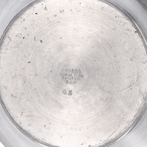 Vintage Snorre Norsk Tinn Pewter Teapot Set