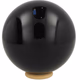 Zwarte obsidiaan bol 10cm - 360° presentation