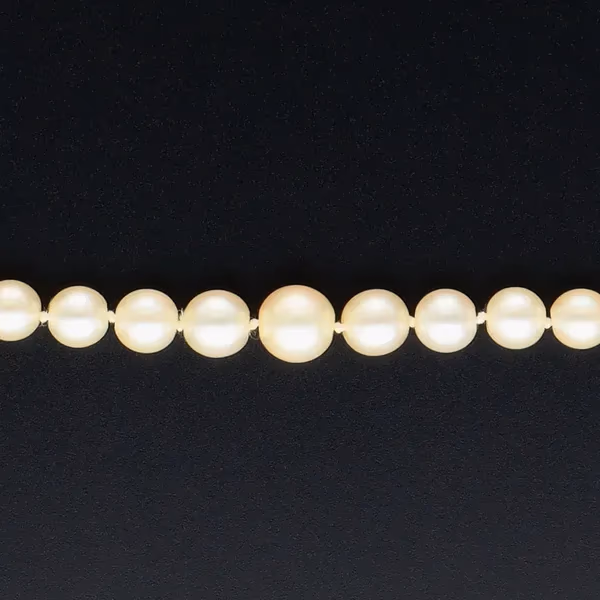 18ct Gold Scottish Freshwater Mussel Pearls Necklace
