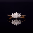360° view of The Vintage 1955 Brilliant Cut Diamond Cluster Ring