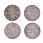 Victorian Silver Double Florin Set