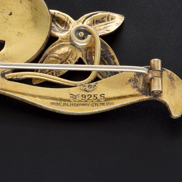 Norwegian Silver Brooch