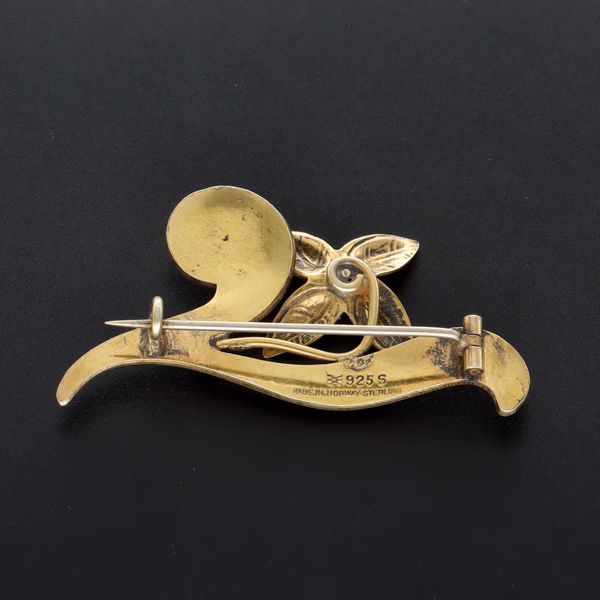 Norwegian Silver Brooch
